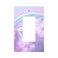 Xuejiaku Rainbow in the Clouds Single Rocker Outlet Wall Plates Pink Art Panel 1 Gang Light Switch Cover Decorative Purple Cloud Electrical GFCI Switchplate Cute Dimmer for Bedroom Kidroom Nursery Dec