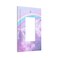 Xuejiaku Rainbow in the Clouds Single Rocker Outlet Wall Plates Pink Art Panel 1 Gang Light Switch Cover Decorative Purple Cloud Electrical GFCI Switchplate Cute Dimmer for Bedroom Kidroom Nursery Dec