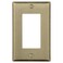 Rio Salto Signature Brass Light Switch Cover Antique Brass Gold Rocker 1Gang