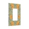 Rougui Decorative Outlet Covers Rustic William Morris Green Plant Leaf Yellow Flower 1 Gang Single Decora GFCI Device Light Switch Cover Plate 1 Rocker Wall Plate Jumbo Switch Plate Cover