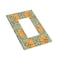 Rougui Decorative Outlet Covers Rustic William Morris Green Plant Leaf Yellow Flower 1 Gang Single Decora GFCI Device Light Switch Cover Plate 1 Rocker Wall Plate Jumbo Switch Plate Cover