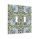 Rougui Decorative Switch Plate Covers William Morris Green Plant Leaf Blue Flower 2 Gang Wall Plate Double Toggle Light Switch Cover Plate Electric Dual Device Electrical Faceplate