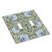 Rougui Decorative Switch Plate Covers William Morris Green Plant Leaf Blue Flower 2 Gang Wall Plate Double Toggle Light Switch Cover Plate Electric Dual Device Electrical Faceplate