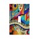 Rougui ROUGUI Piano Keys Musical Notes Light Switch Covers 1 Gang Single Toggle Wall Plate Decorative Switchcover Electrical Switchplate for Country Living Decor