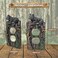 AMAJY Rustic Black Bear Wall Plate Cover Climbing Bear on Tree Branch Design Decorative Double Outlet Cover for Cabin Lodge Rustic Decor Durable Resin Material Easy to Install