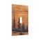 JIEXUTE Rustic Country Lodge Style Brown Pine Tree Forest Woodland Woods Wooden Single 1 Gang Light Switch Cover Art Single Toggle Decorative Device Decorator Face Wall Plate Outlet Cover SwitchplateP