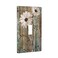 YWTZWT Rustic Daisy Flower Decorative Light Switch Cover Single Switch Plate Toggle Wall Plate 1 Gang Switch Cover Plate for Bathroom Kitchen 450 x 276 Inch