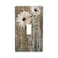 YWTZWT Rustic Daisy Flower Decorative Light Switch Cover Single Switch Plate Toggle Wall Plate 1 Gang Switch Cover Plate for Bathroom Kitchen 450 x 276 Inch