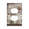 wyehjut Rustic Farmhouse Country Daisy Floral Duplex Outlet Cover Light Switch Wall Plate Decorative Receptacle Switchplate Electrical Faceplate for Bathroom Kitchen Home Decor Accessories 5 X 3