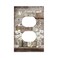 wyehjut Rustic Farmhouse Country Daisy Floral Duplex Outlet Cover Light Switch Wall Plate Decorative Receptacle Switchplate Electrical Faceplate for Bathroom Kitchen Home Decor Accessories 5 X 3