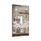 wyehjut Rustic Farmhouse Country Daisy Floral Light Switch Cover 1 Gang Single Toggle Wall Plate Decorative Switchplate Electrical Faceplate for Bathroom Kitchen Home Decor Accessories 5 X 3