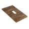 YWTZWT Rustic Farmhouse Single Light Switch Cover Plate 1 Gang Toggle Switch Plate Covers Brown Wood Print Decorative Wall Plate Outlet Covers 450 x 276 Inch