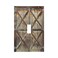 Spshian Rustic Shabby Worn Brown Wooden Barn Doors 1 Gang Light Switch Cover Decorative Single Toggle Wall Plate Switchcovers Electrical Switchplate Home Decor for Farmhouse Living Room Bedroom Decora