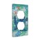 OHZOLLAN Sea Turtle Starfish Ocean Single Duplex Light Switch Plates Outlet Covers Decorative Electrical Wall Plate 1 Gang Receptacle Switchplate Decorate Plug Cover For Bathroom Bedroom 45 276 Inch