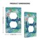 OHZOLLAN Sea Turtle Starfish Ocean Single Duplex Light Switch Plates Outlet Covers Decorative Electrical Wall Plate 1 Gang Receptacle Switchplate Decorate Plug Cover For Bathroom Bedroom 45 276 Inch