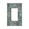Sghxwp Decorative Switch Plate Covers Morocco Talavera Mexican Tile Printed Green Mandala 1 Gang Single Decora GFCI Device Light Switch Cover 1 Rocker Outlet Wall Plate Faceplate for Kitchen