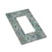Sghxwp Decorative Switch Plate Covers Morocco Talavera Mexican Tile Printed Green Mandala 1 Gang Single Decora GFCI Device Light Switch Cover 1 Rocker Outlet Wall Plate Faceplate for Kitchen