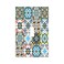 Sghxwp Decorative Switch Plate Covers Talavera Mexican Tile Texure Blue Mandala Flower 1 Gang Wall Plate Single Toggle Light Switch Cover Plate Jumbo Electrical Switchplate Receptacle Faceplate