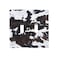 Sghxwp Western Farm Highland Cow Cowhide Double Toggle Light Switch Covers 2 Gang Wall Plate Dual Decorative Switchplate Cover Electrical Faceplate for Farmhouse Bathroom Bedroom Decor
