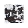 Sghxwp Western Farm Highland Cow Cowhide Double Toggle Light Switch Covers 2 Gang Wall Plate Dual Decorative Switchplate Cover Electrical Faceplate for Farmhouse Bathroom Bedroom Decor