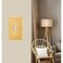 Gaocai Shiny Golden Rhinestones Wall Plates Light Switch Decorative Cover Plate Single Toggle Rhinestones Outlet Covers Wall Plate Decorative