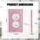Gaocai Shiny Pink Rhinestones Wall Plates Light Switch Decorative Cover Plate Single Toggle Rhinestones Outlet Covers Wall Plate Decorative