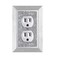 Gaocai Shiny Rhinestones Outlet Covers Wall Plate Toggle Light Switch Cover Decorative Durable Switch Covers Socket Outlet Cover
