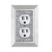 Gaocai Shiny Rhinestones Outlet Covers Wall Plate Toggle Light Switch Cover Decorative Durable Switch Covers Socket Outlet Cover