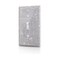Gaocai Shiny Silver Rhinestones Wall Plates Light Switch Decorative Cover Plate Single Toggle Rhinestones Outlet Covers Wall Plate