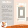 SLEEKLIGHTING SleekLighting Satin Nickel Screwless Steel Wall Plate Collection Duplex Toggle Decorator Light Switch Cover Outlet and Electric Cover Faceplate Decorative Finish for Seamless Elegance