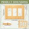 Alckerou Solid Wood Triple Rocker Light Switch Plate 48 X68 Bamboo Light Switch Cover Quality Raw Wooden Switch Plates And Outlet Covers Decorative Wall Outlet Cover