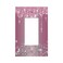 Wpshijia Sparkling Diamonds Pink Silver Glitter Drops Print 1 Gang Rocker Light Switch Covers Decorative Unique Single Decora Outlet Wall Plate Faceplate Switchplate GFCI for Bedroom Bathroom Decor