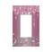 Wpshijia Sparkling Diamonds Pink Silver Glitter Drops Print 1 Gang Rocker Light Switch Covers Decorative Unique Single Decora Outlet Wall Plate Faceplate Switchplate GFCI for Bedroom Bathroom Decor