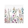 Spshian Decorative Light Switch Plate Covers Rustic Wild Flowers Boho Purple Red Floral Leaves 2 Gang Wall Plate Double Toggle Switch Cover Plate Electric Dual Device Electrical Faceplate