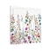 Spshian Decorative Light Switch Plate Covers Rustic Wild Flowers Boho Purple Red Floral Leaves 2 Gang Wall Plate Double Toggle Switch Cover Plate Electric Dual Device Electrical Faceplate