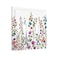Spshian Decorative Light Switch Plate Covers Rustic Wild Flowers Boho Purple Red Floral Leaves 2 Gang Wall Plate Double Toggle Switch Cover Plate Electric Dual Device Electrical Faceplate