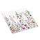 Spshian Decorative Light Switch Plate Covers Rustic Wild Flowers Boho Purple Red Floral Leaves 2 Gang Wall Plate Double Toggle Switch Cover Plate Electric Dual Device Electrical Faceplate