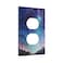 Spshian Decorative Outlet Covers Purple Galaxy Starry Sky Forest Mountains 1 Gang Duplex Light Switch Cover Plate Electrical Switch plate Covers Wall Plates Receptacle Covers for Home Decor