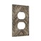 Spshian Decorative Outlet Covers Rustic Farmhouse Brown Herringbone Wood Boards 1 Gang Wall Plate Receptacle Duplex Light Switch Cover Plate Single Dual Plug Covers Electrical Switchplate Faceplate