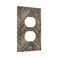 Spshian Decorative Outlet Covers Rustic Farmhouse Brown Herringbone Wood Boards 1 Gang Wall Plate Receptacle Duplex Light Switch Cover Plate Single Dual Plug Covers Electrical Switchplate Faceplate