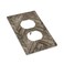 Spshian Decorative Outlet Covers Rustic Farmhouse Brown Herringbone Wood Boards 1 Gang Wall Plate Receptacle Duplex Light Switch Cover Plate Single Dual Plug Covers Electrical Switchplate Faceplate
