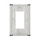 Spshian Decorative Outlet Covers Rustic Wooden White Barn Doors 1 Gang Single Decora GFCI Device Light Switch Cover Plate 1 Rocker Wall Plate Jumbo Switch Plate Cover for Kitchen Farmhouse Bedroom