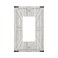 Spshian Decorative Outlet Covers Rustic Wooden White Barn Doors 1 Gang Single Decora GFCI Device Light Switch Cover Plate 1 Rocker Wall Plate Jumbo Switch Plate Cover for Kitchen Farmhouse Bedroom