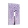 Spshian Light Switch Cover 3D Purple Tree 1 Gang Wall Plate Cover Single Toggle Outlet Covers Decorative Switchplate Electrical Faceplate for Bathroom Bedroom Decor