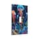 Spshian Light Switch Cover Blacklight Jellyfish Sea Turtle Fantasy Ocean 1 Gang Wall Plate Cover Single Toggle Switch Plate Covers Decorative Electrical Faceplate for Bathroom Home Decor