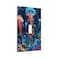 Spshian Light Switch Cover Blacklight Jellyfish Sea Turtle Fantasy Ocean 1 Gang Wall Plate Cover Single Toggle Switch Plate Covers Decorative Electrical Faceplate for Bathroom Home Decor
