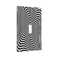 Spshian Light Switch Cover Plate 3d Visual Optical Optical Illusion 1 Gang Switch Plate Covers Single Toggle Wall Plates Decorative Electrical Faceplate for Bathroom Bedroom Decor