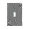 Spshian Light Switch Cover Plate 3d Visual Optical Optical Illusion 1 Gang Switch Plate Covers Single Toggle Wall Plates Decorative Electrical Faceplate for Bathroom Bedroom Decor