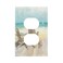 Spshian Outlet Covers Beach Chair Seascape Blue Ocean 1 Gang Duplex Light Switch Cover Plate Modern Coastal Decorative Wall Plates Electrical Switchplate Receptacle Cover for Bathroom Bedroom Decor
