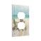 Spshian Outlet Covers Beach Chair Seascape Blue Ocean 1 Gang Duplex Light Switch Cover Plate Modern Coastal Decorative Wall Plates Electrical Switchplate Receptacle Cover for Bathroom Bedroom Decor